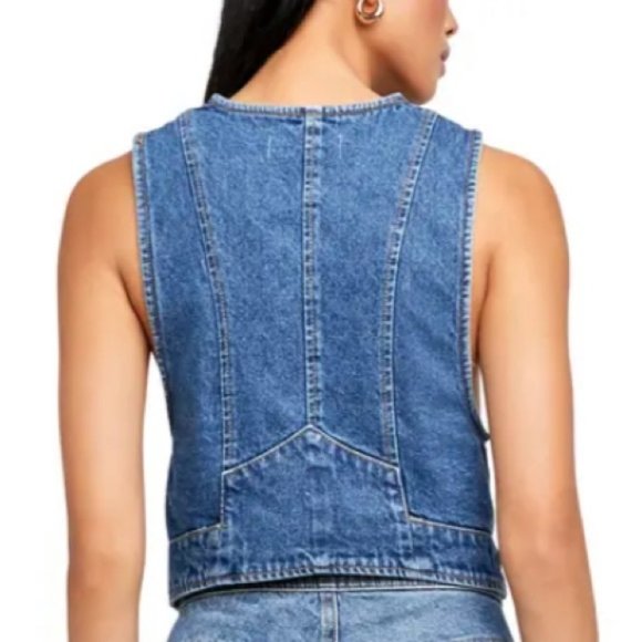 Free People Modern Meadow Denim Suit - Picture 6 of 7